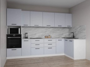 Кухонный гарнитур угловой Смоки 3200*1400 (Стол. 26мм) в Екатеринбурге - ok-mebel.com | фото