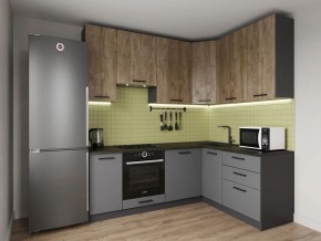 Кухонный гарнитур Умбра 2200*1600 h950 (Стол. 38мм) в Екатеринбурге - ok-mebel.com | фото