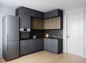 Кухонный гарнитур Умбра 2200*1700 (Стол. 38мм) в Екатеринбурге - ok-mebel.com | фото