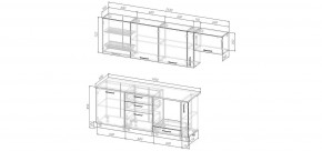 Кухонный гарнитур Умбра 2550 (Стол. 26мм) в Екатеринбурге - ok-mebel.com | фото 2