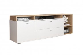 ЛАНС Комод-тумба К202  (дуб бунратти/белый) в Екатеринбурге - ok-mebel.com | фото