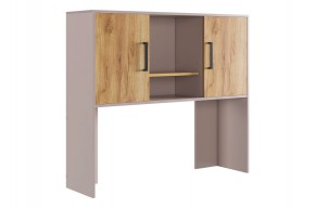 ЛАЙТ 2 Надстройка стола компьютерного (1200) кашемир в Екатеринбурге - ok-mebel.com | фото