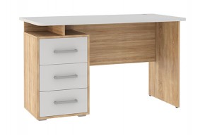 ЛАЙТ 2 Стол компьютерный (1200)  дуб сонома/белый в Екатеринбурге - ok-mebel.com | фото