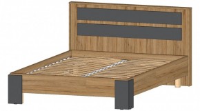 ЛЕНОРА Кровать 1400 (графит) в Екатеринбурге - ok-mebel.com | фото