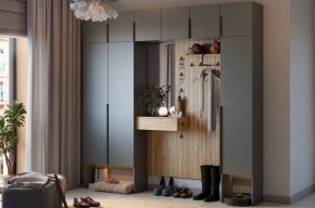 МЕБЕЛЬСОН К11 Прихожая (графит) в Екатеринбурге - ok-mebel.com | фото