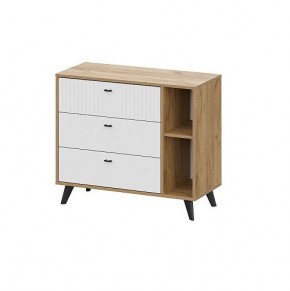 МИЛАН Спальня (Дуб Золотой/Белый матовый) в Екатеринбурге - ok-mebel.com | фото 12