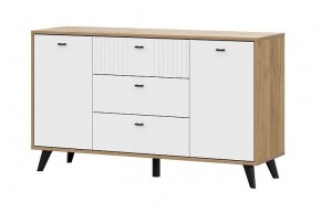 МИЛАН Спальня (Дуб Золотой/Белый матовый) в Екатеринбурге - ok-mebel.com | фото 14