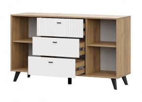 МИЛАН Спальня (Дуб Золотой/Белый матовый) в Екатеринбурге - ok-mebel.com | фото 15