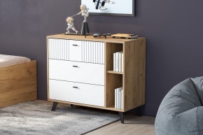 МИЛАН Спальня (Дуб Золотой/Белый матовый) в Екатеринбурге - ok-mebel.com | фото 47