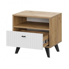 МИЛАН Спальня (Дуб Золотой/Белый матовый) в Екатеринбурге - ok-mebel.com | фото 6