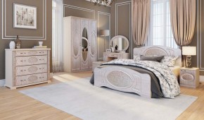 Модульная спальня Прованс-2 (Бежевый/Текстура белая платиной золото) в Екатеринбурге - ok-mebel.com | фото 1