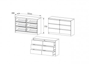 МОРИ МК 1206 (МК1200.6) Комод (графит) в Екатеринбурге - ok-mebel.com | фото 2