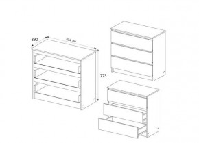 МОРИ МК803 (МК 800.1) Комод (графит) в Екатеринбурге - ok-mebel.com | фото 3
