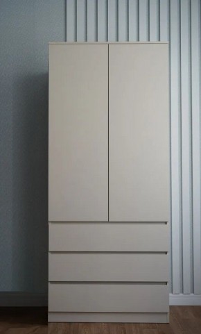 МОРИ МШ 900.2 Шкаф с 2-мя дв. и 3-мя ящ. ВЫСОКИЙ (Сатин) в Екатеринбурге - ok-mebel.com | фото