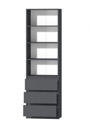 МС "Хилтон" Стеллаж (Графит) в Екатеринбурге - ok-mebel.com | фото 2