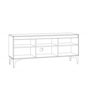 Муар Тумба под ТВ 13.261.01 (Белый) в Екатеринбурге - ok-mebel.com | фото 2