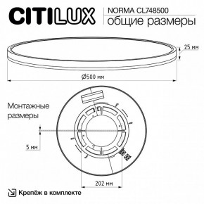 Накладной светильник Citilux Norma CL748500 в Екатеринбурге - ok-mebel.com | фото 11