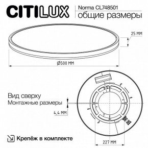 Накладной светильник Citilux Norma CL748501 в Екатеринбурге - ok-mebel.com | фото 9