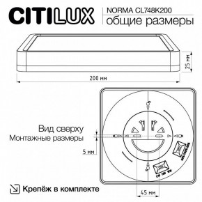 Накладной светильник Citilux Norma CL748K200 в Екатеринбурге - ok-mebel.com | фото 11