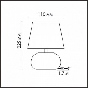 Настольная лампа декоративная Lumion Hama 8145/1Т в Екатеринбурге - ok-mebel.com | фото 4