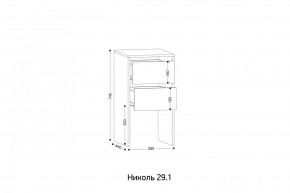 НИКОЛЬ 25 Шкаф 5-ти створчатый в Екатеринбурге - ok-mebel.com | фото 7