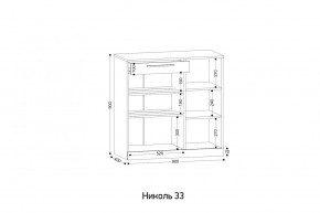 НИКОЛЬ 33 Тумба для обуви в Екатеринбурге - ok-mebel.com | фото 2