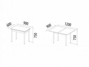 Обеденный стол Орфей 1.2 Куборг в Екатеринбурге - ok-mebel.com | фото 5