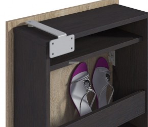 Обувница поворотная Афина СБ-2245 (Венге/Дуб Сонома) в Екатеринбурге - ok-mebel.com | фото 5