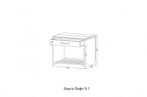 ОЛЬГА-ЛОФТ 5.1 Тумба в Екатеринбурге - ok-mebel.com | фото 2