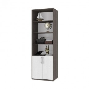 ОЛИВИЯ О21 Шкаф-стеллаж (анкор темный/анкор светлый) в Екатеринбурге - ok-mebel.com | фото