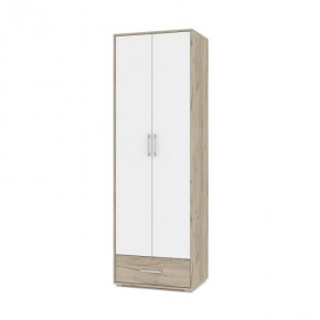 ОЛИВИЯ О22 Шкаф 2-х дверный (дуб серый/белый) в Екатеринбурге - ok-mebel.com | фото