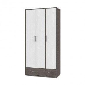 ОЛИВИЯ О32 Шкаф 3-х дверный (анкор темный/анкор светлый) в Екатеринбурге - ok-mebel.com | фото