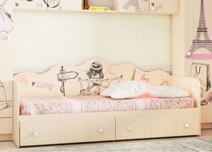 Кровать для детской КР24 Париж в Екатеринбурге - ok-mebel.com | фото 2