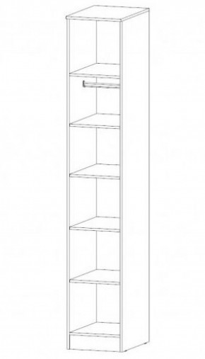 КОСТА-РИКА Пенал (шимо темный/шимо светлый) в Екатеринбурге - ok-mebel.com | фото 2