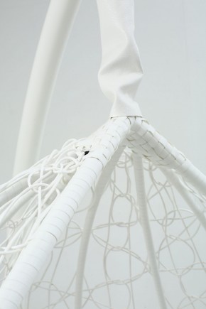 Подвесное кресло-кокон Бароло (белый/белый) в Екатеринбурге - ok-mebel.com | фото 9