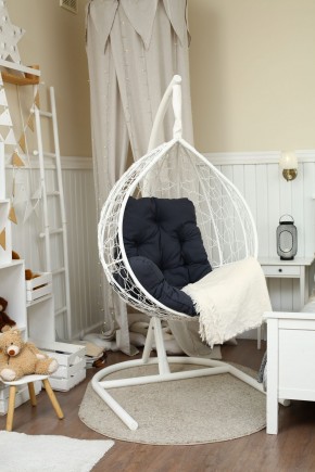 Подвесное кресло-кокон Бароло (белый/белый) в Екатеринбурге - ok-mebel.com | фото 4