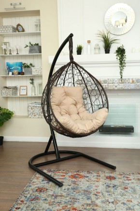 Подвесное кресло Бароло (коричневый/бежевый) в Екатеринбурге - ok-mebel.com | фото