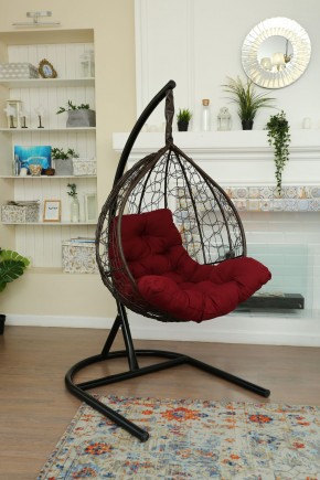 Подвесное кресло Бароло (коричневый/бордо) в Екатеринбурге - ok-mebel.com | фото