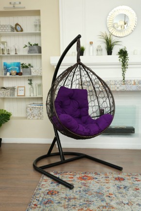 Подвесное кресло Бароло (коричневый/фиолетовый) в Екатеринбурге - ok-mebel.com | фото