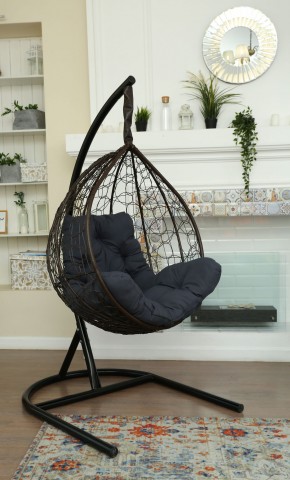 Подвесное кресло Бароло (коричневый/графит) в Екатеринбурге - ok-mebel.com | фото