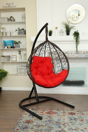 Подвесное кресло Бароло (коричневый/красный) в Екатеринбурге - ok-mebel.com | фото