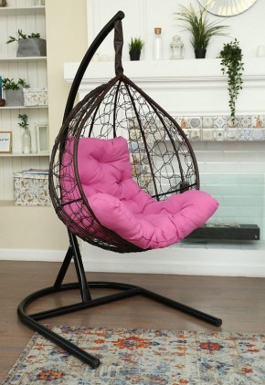 Подвесное кресло-кокон Бароло (коричневый/черный) в Екатеринбурге - ok-mebel.com | фото