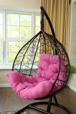 Подвесное кресло-кокон Бароло (коричневый/черный) в Екатеринбурге - ok-mebel.com | фото 2