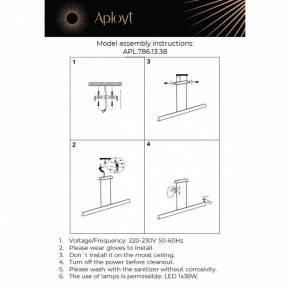 Подвесной светильник Aployt Gercia APL.786.13.38 в Екатеринбурге - ok-mebel.com | фото 3