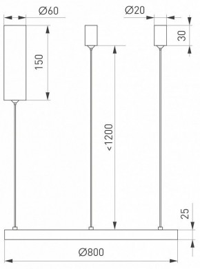 Подвесной светильник Arlight CONGO 046250 в Екатеринбурге - ok-mebel.com | фото 3