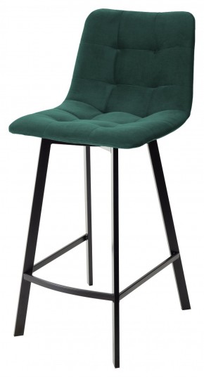 Полубарный стул CHILLI-QB SQUARE зеленый #19, велюр / черный каркас (H=66cm) М-City в Екатеринбурге - ok-mebel.com | фото