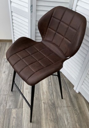 Полубарный стул MARCEL COWBOY-#800 темно-коричневый (H=65cm), ткань микрофибра М-City в Екатеринбурге - ok-mebel.com | фото 3