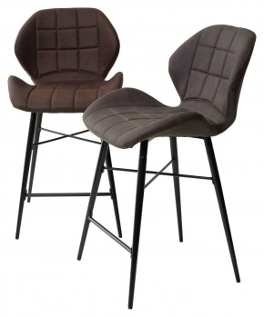Полубарный стул MARCEL COWBOY-#800 темно-коричневый (H=65cm), ткань микрофибра М-City в Екатеринбурге - ok-mebel.com | фото 5