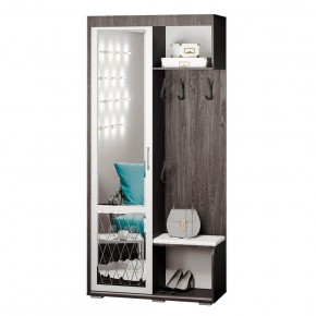 Прихожая Варда (ясень тёмный/белый) в Екатеринбурге - ok-mebel.com | фото 2