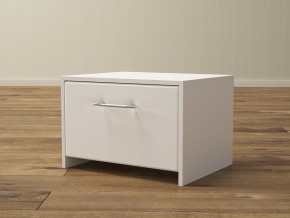 PROxSON Тумба Varna (ЛДСП Белая+экокожа Белый/Белый) 51x40 в Екатеринбурге - ok-mebel.com | фото 1